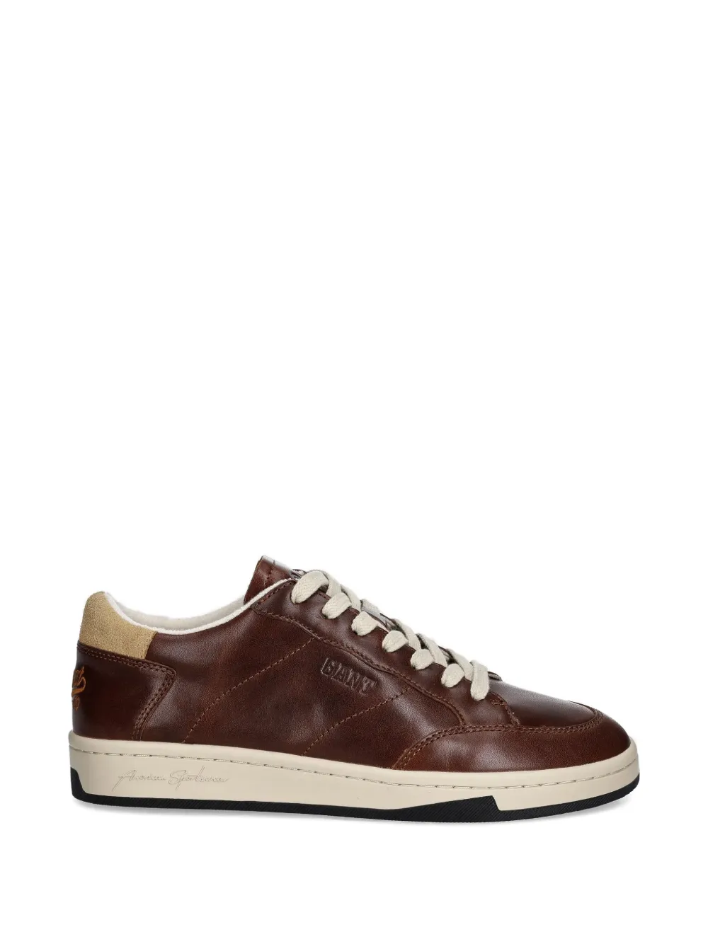 Gant Prepus sneakers met geborduurd logo Bruin