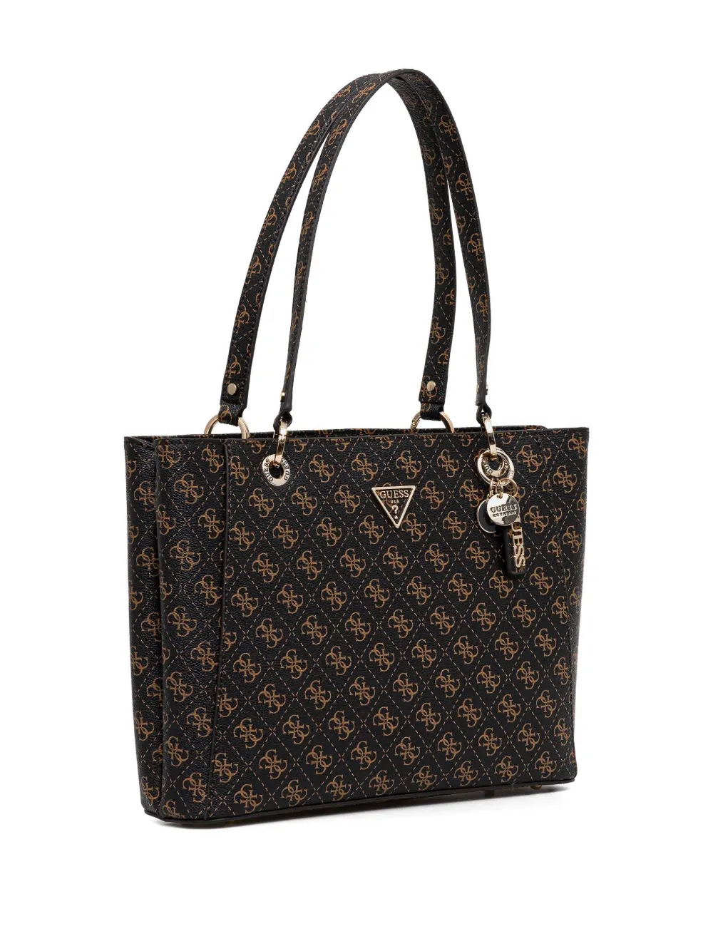 GUESS USA logo tote bag - Zwart