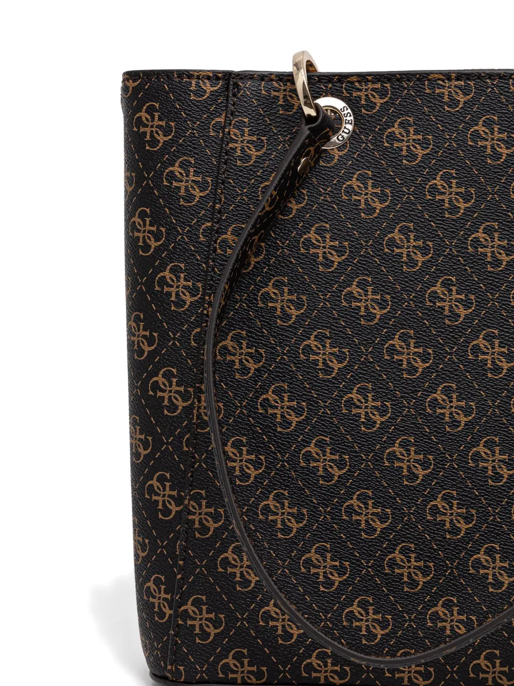 Guess Usa Noelle Logo-print Tote Bag In Black