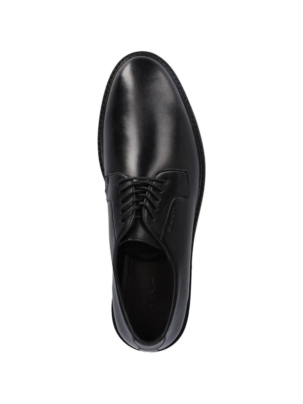 Gant Oxford veterschoenen met logo-reliëf Zwart