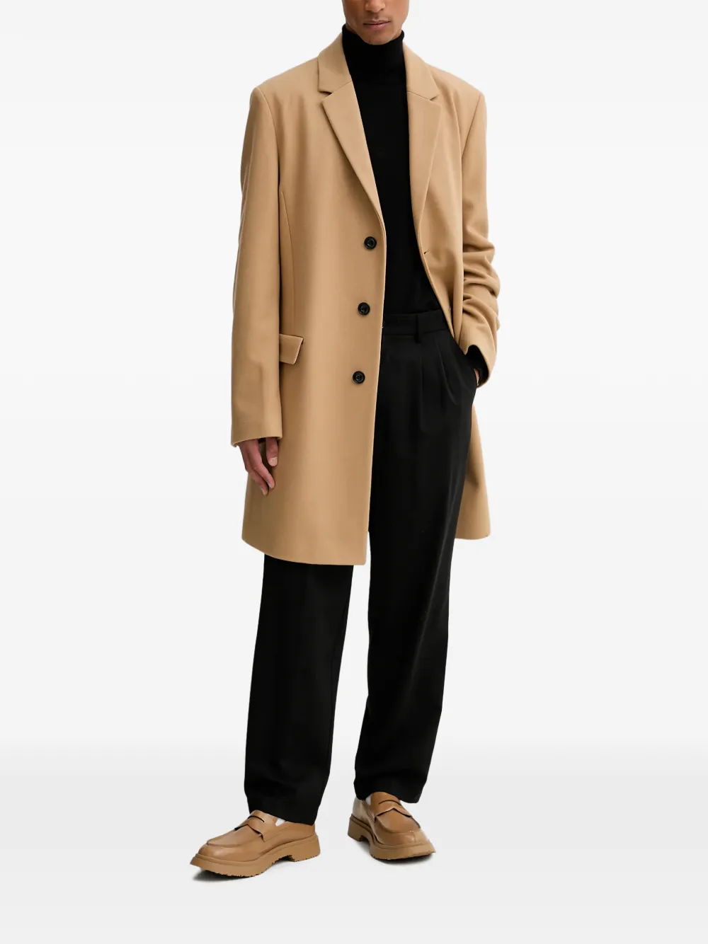 HUGO single-breasted coat | Neutrals | Image 1