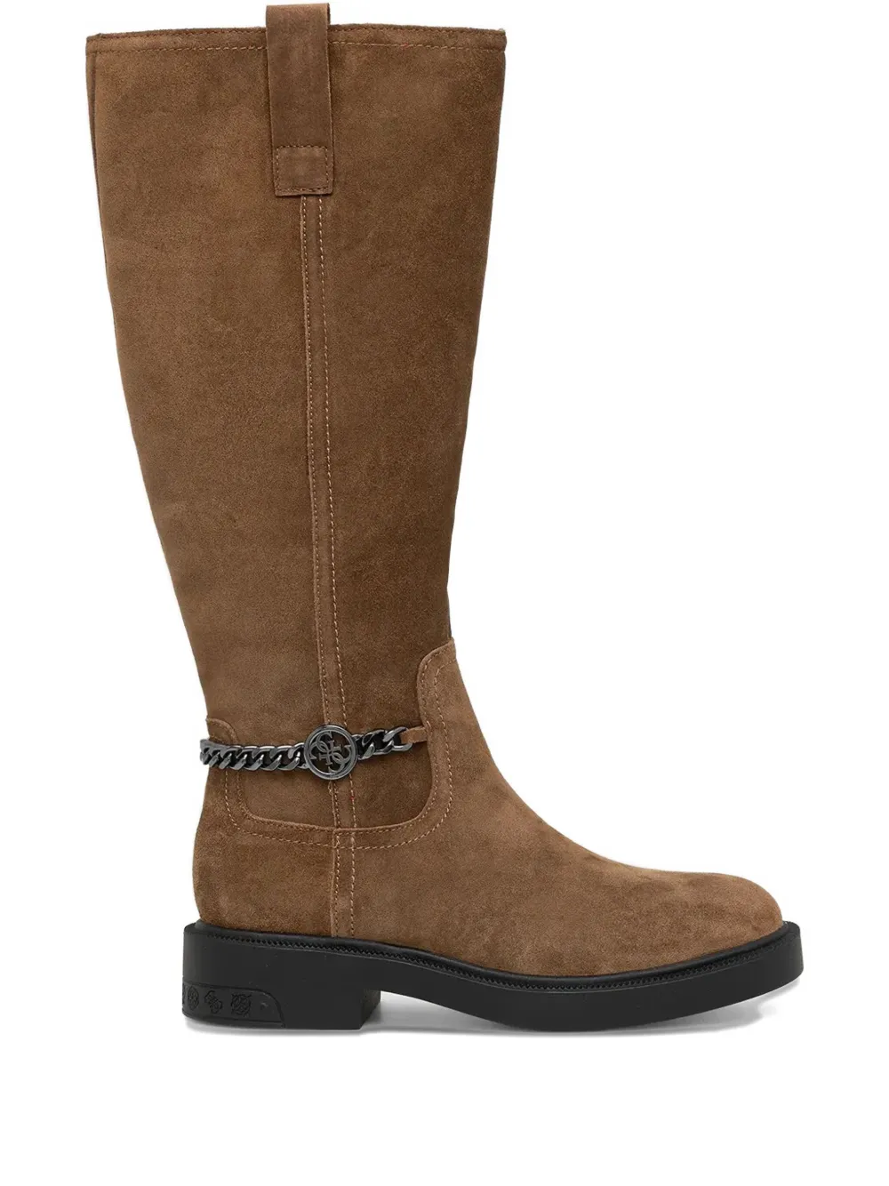 GUESS USA 35mm Fyonal chain-detail boots Bruin