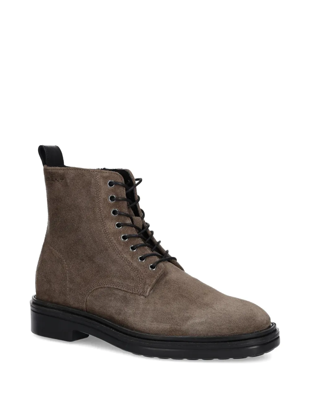 Gant Boggar veterlaarzen met rits Bruin