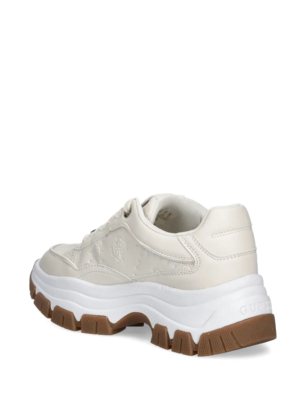 GUESS USA Berret 4G sneakers met pioenrozen patroon Beige
