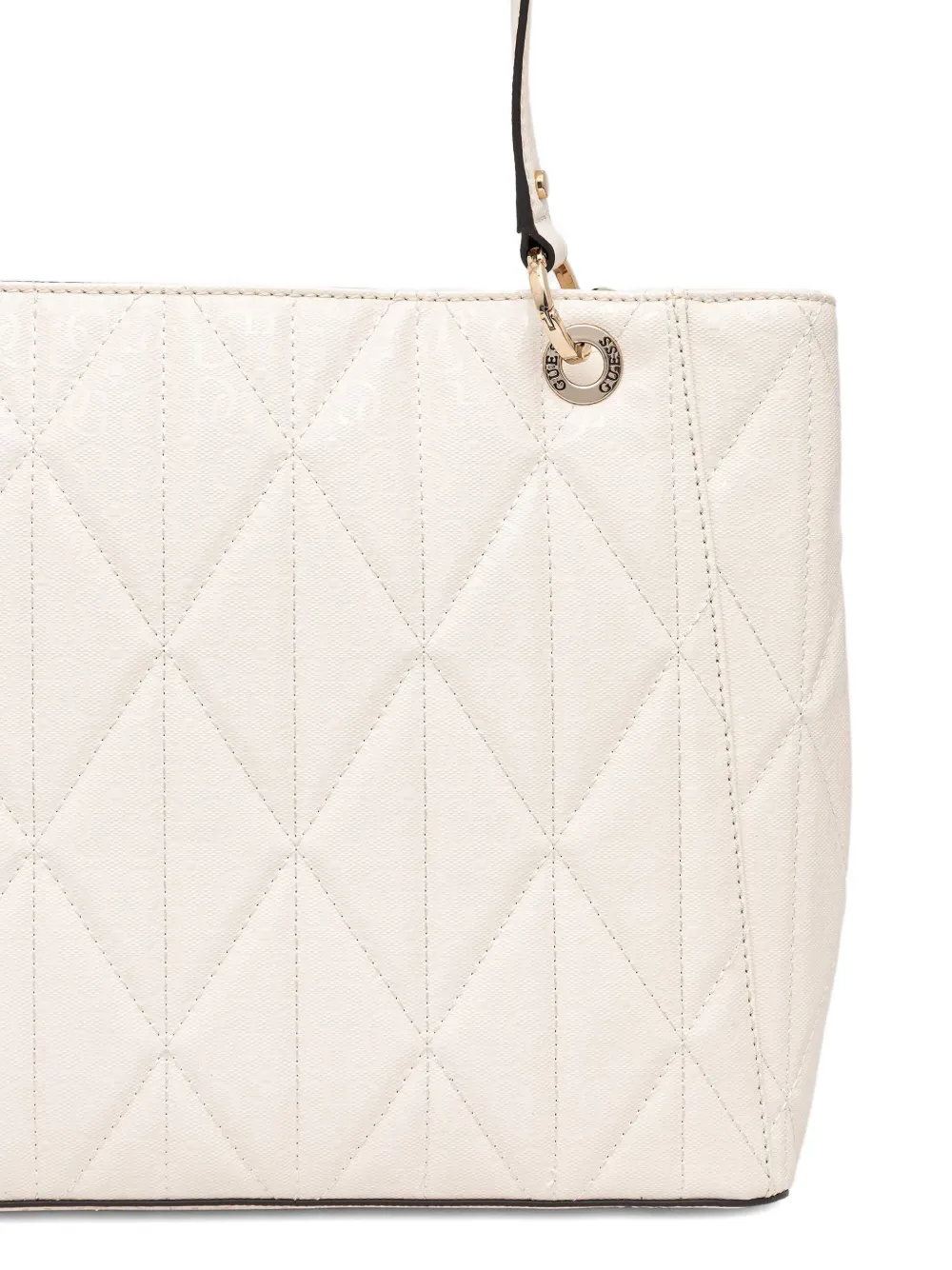 GUESS USA Gewatteerde shopper Beige