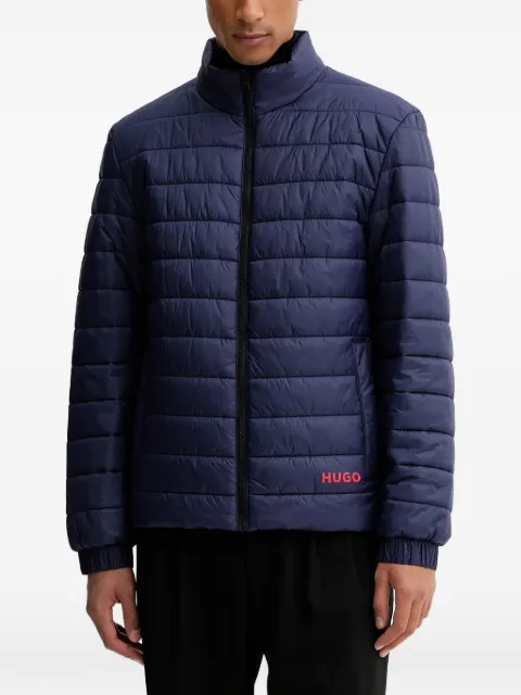 HUGO zip-fastening quilted jacket
