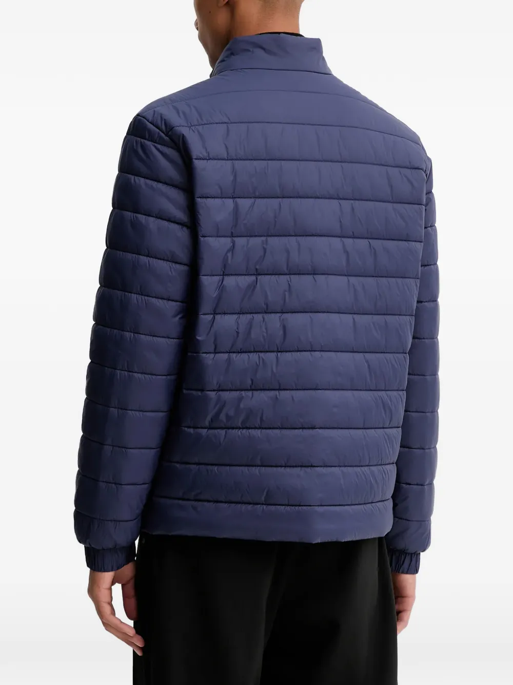 HUGO Gewatteerd jack met ritssluiting Blauw