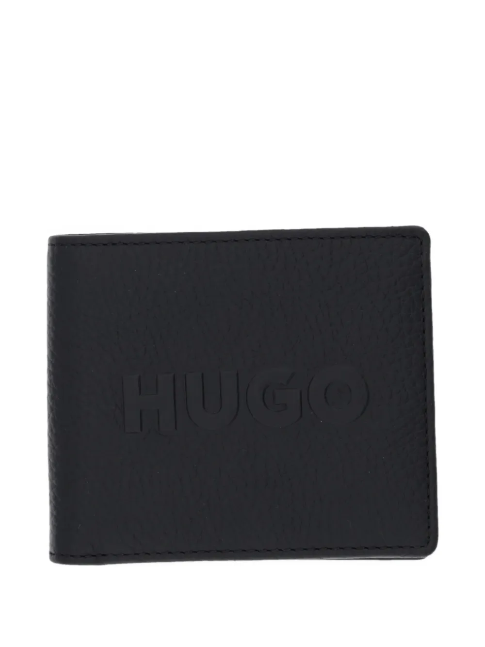 HUGO logo-embossed wallet | svart | Image 1