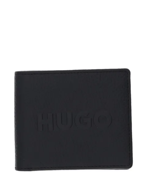 HUGO cartera con logo en relieve