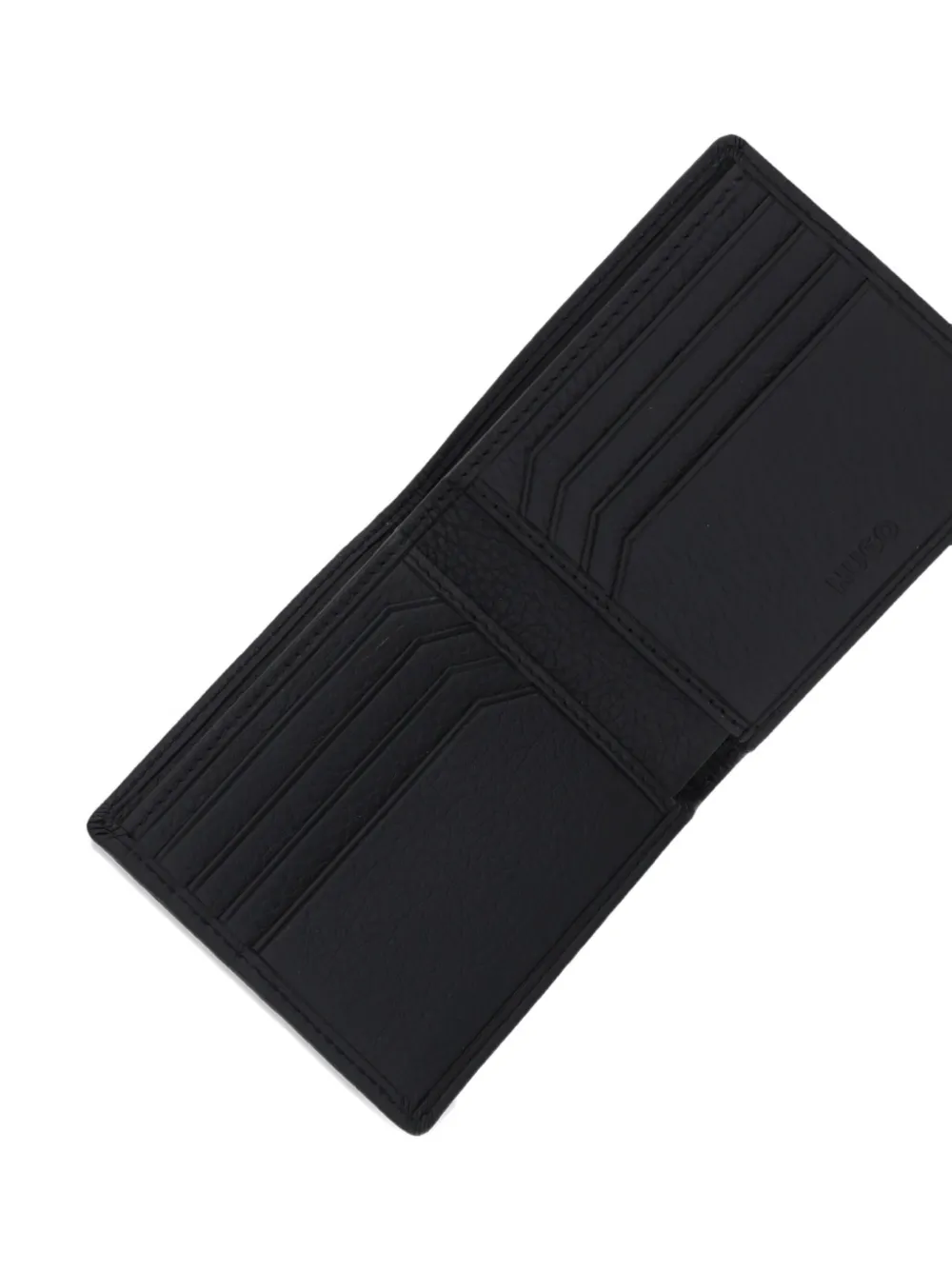Hugo Boss Logo-embossed Wallet In Black