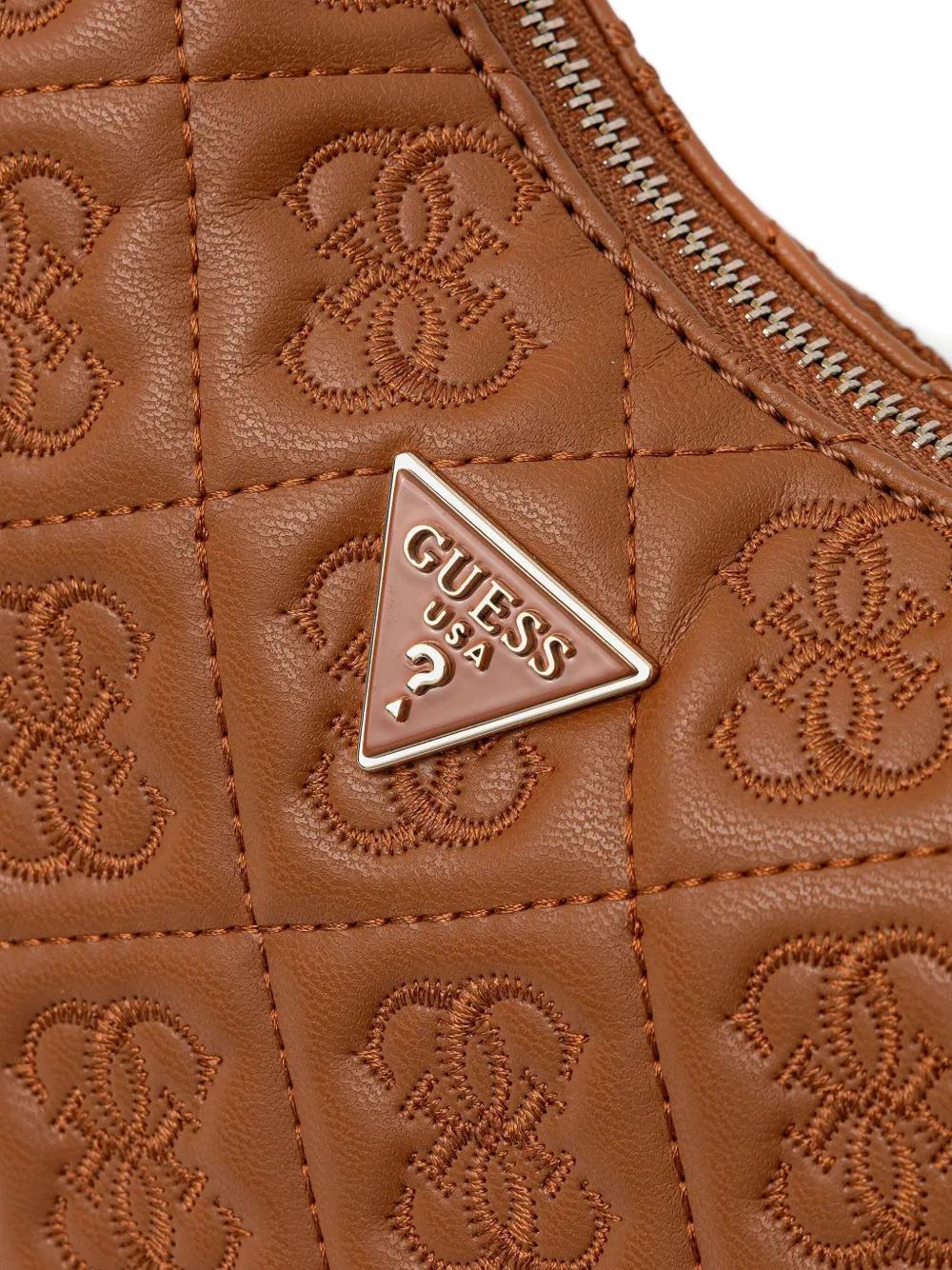 GUESS USA Adelasia schoudertas Bruin