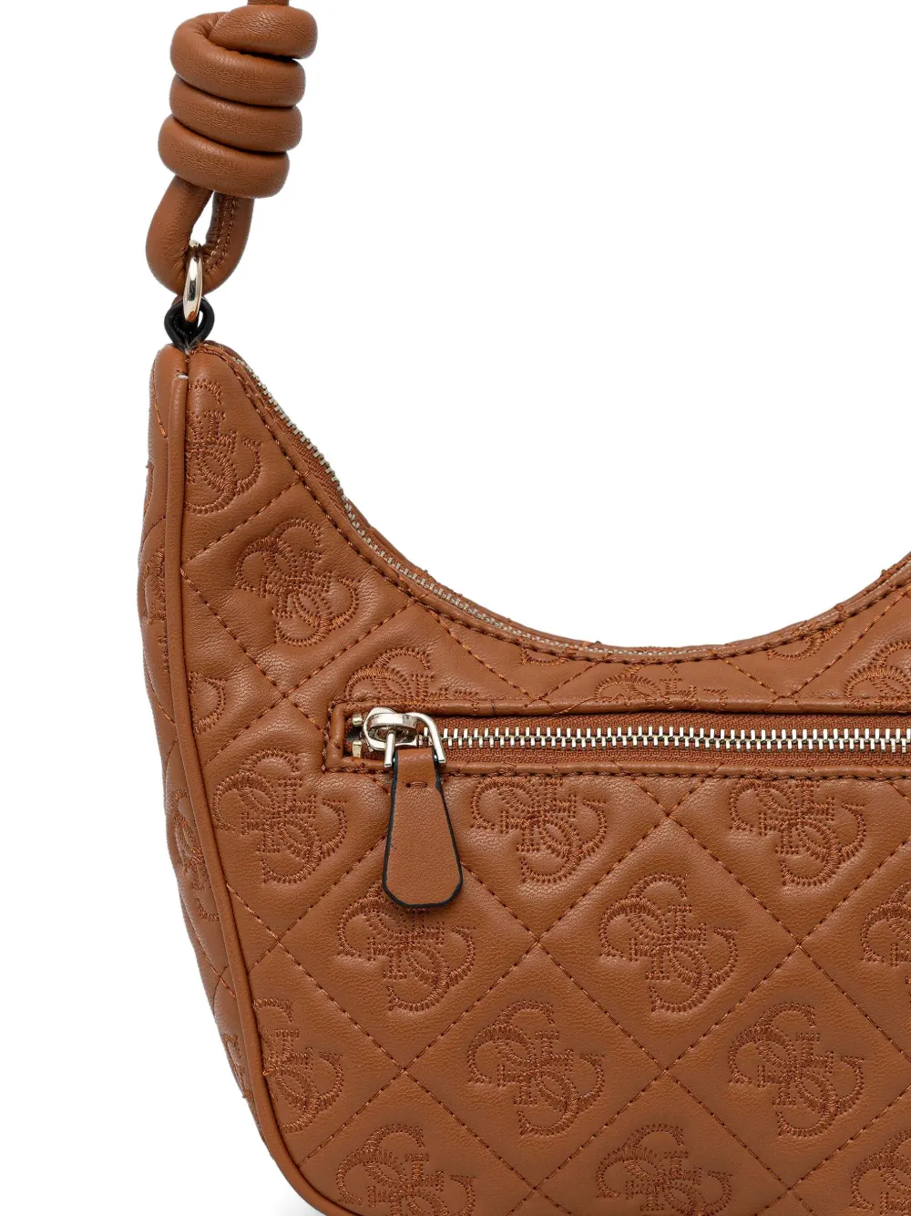 GUESS USA Adelasia schoudertas Bruin