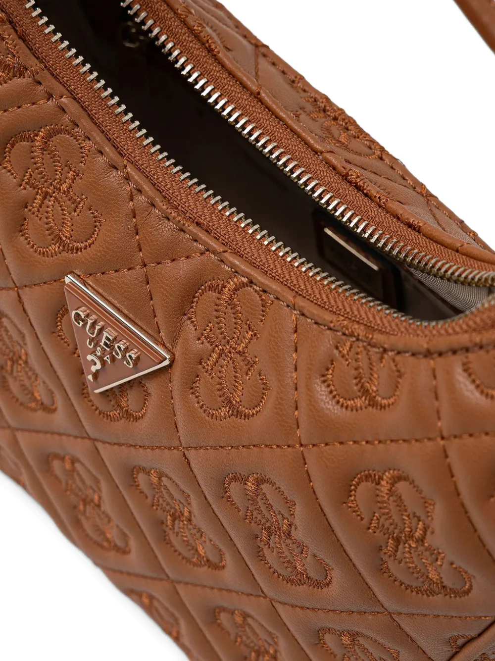 GUESS USA Adelasia schoudertas Bruin