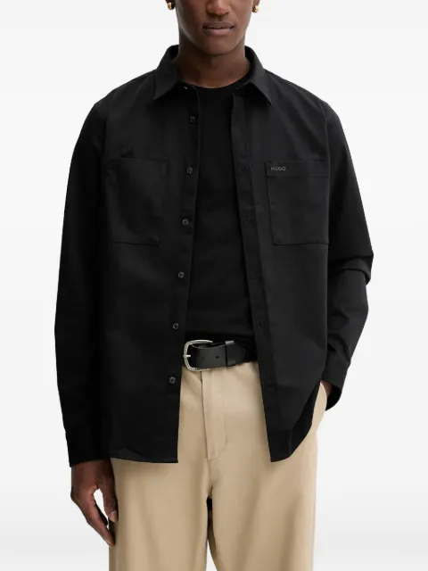 HUGO patch-pocket shirt