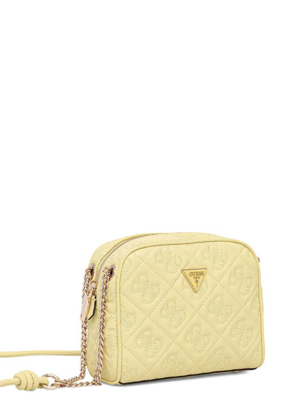 Guess Usa Mini Adelasia 4g Cross Body Bag In Yellow