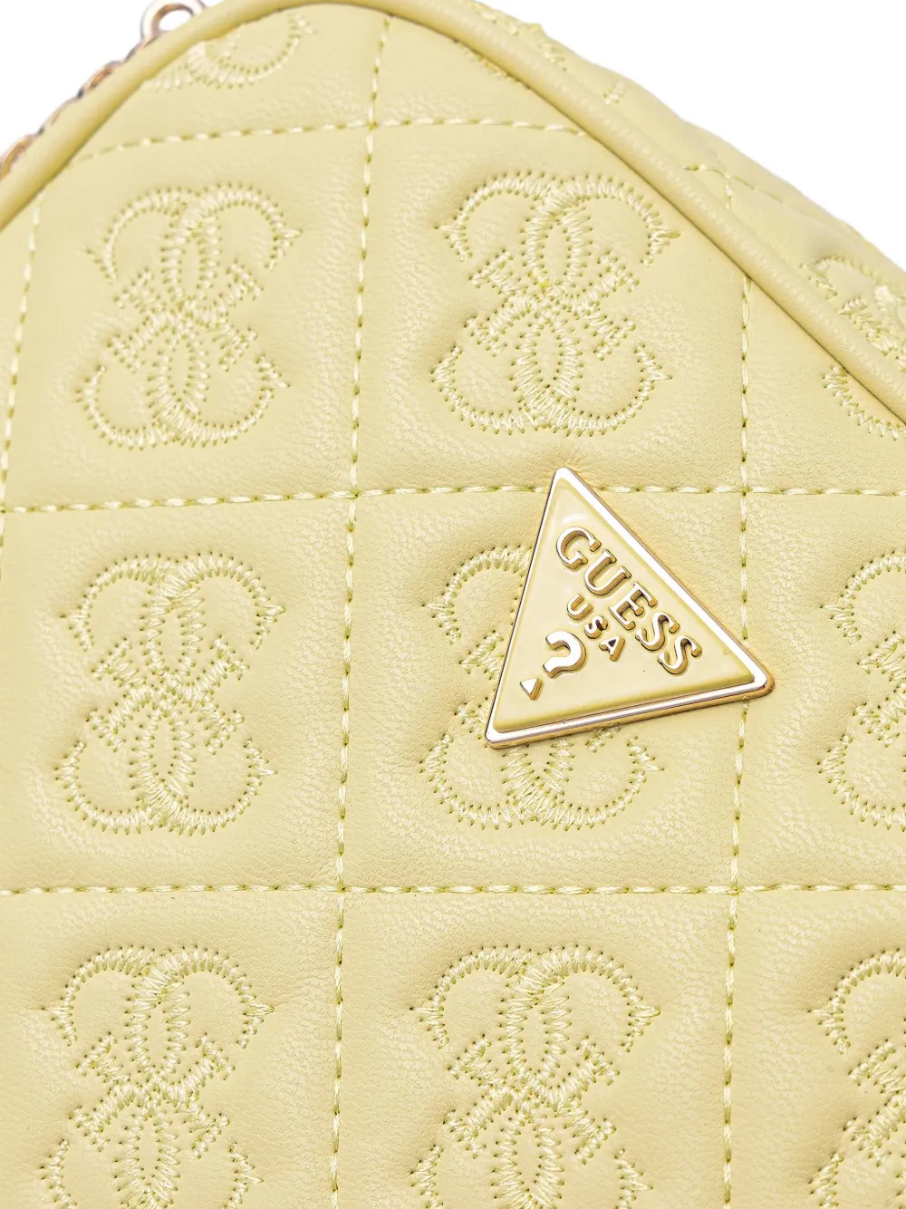 Guess Usa Mini Adelasia 4g Cross Body Bag In Yellow
