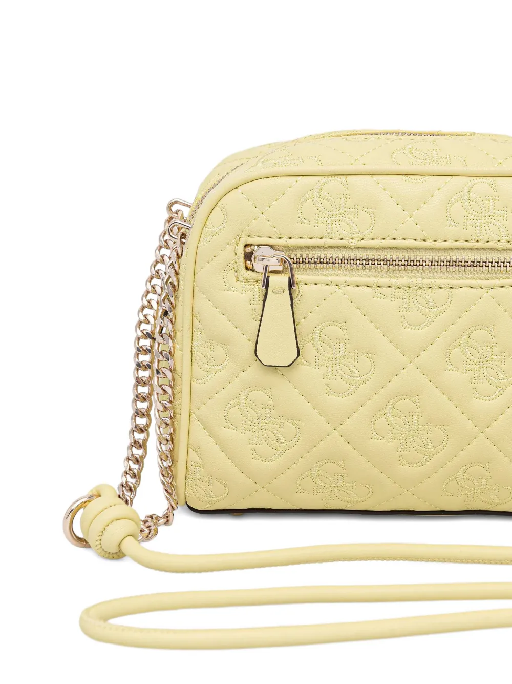 Guess Usa Mini Adelasia 4g Cross Body Bag In Yellow