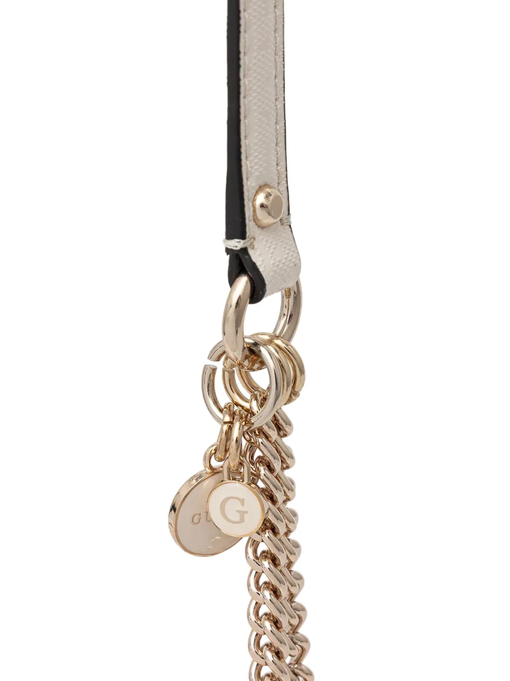 GUESS USA Aldina 4G mini-crossbodytas Wit