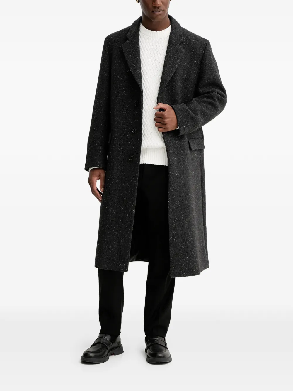 HUGO single-breasted coat | Grey | Image 1