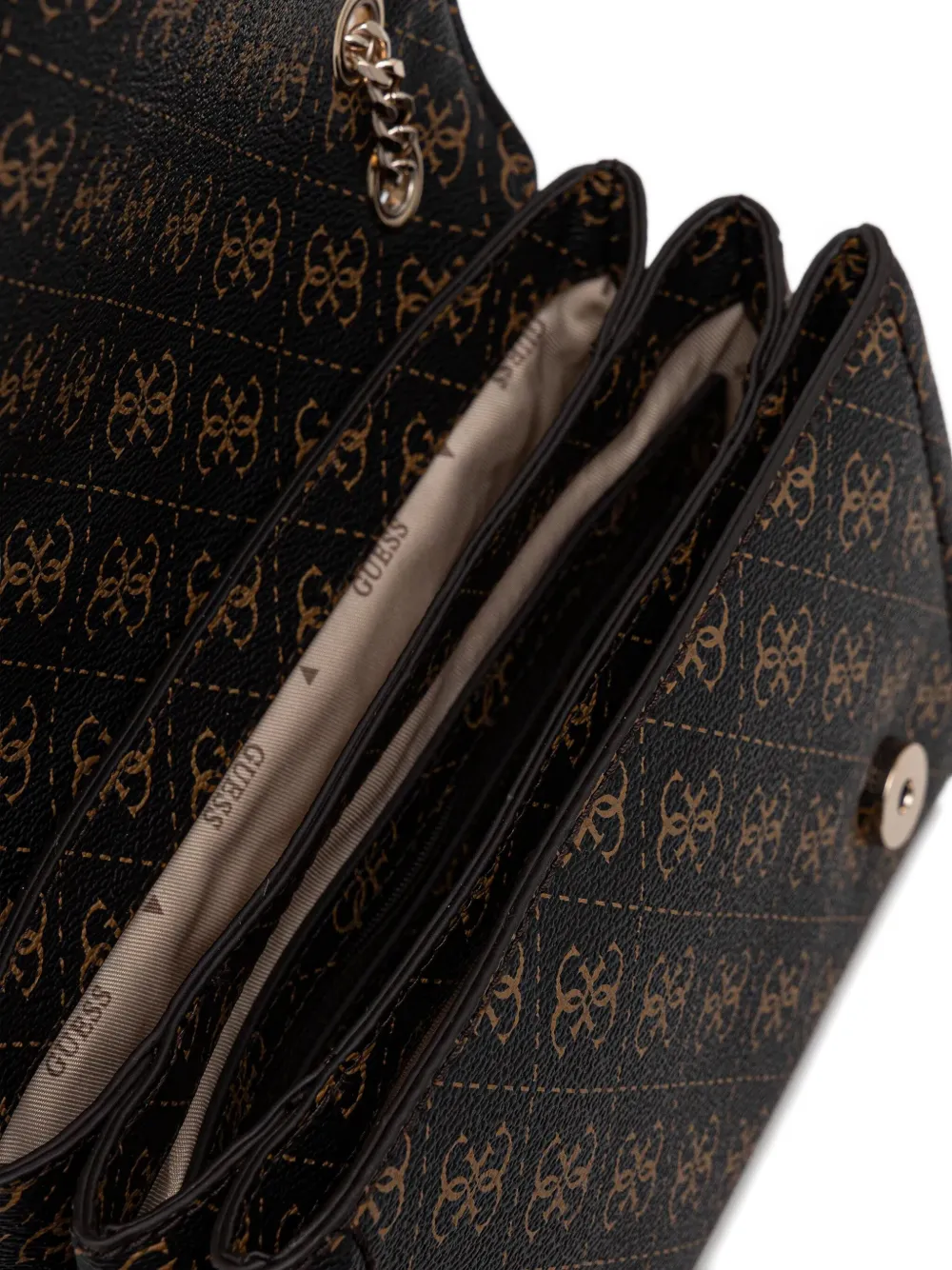 Guess Usa Noelle 4g Cross Body Bag In Brown
