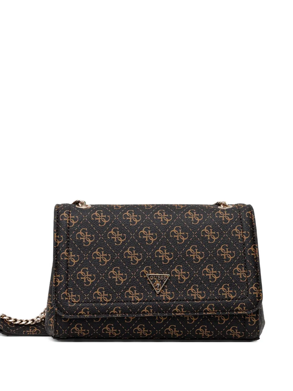 Guess Usa Noelle 4g Cross Body Bag In Brown