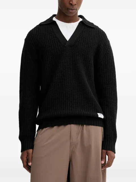 HUGO jersey con cuello en V