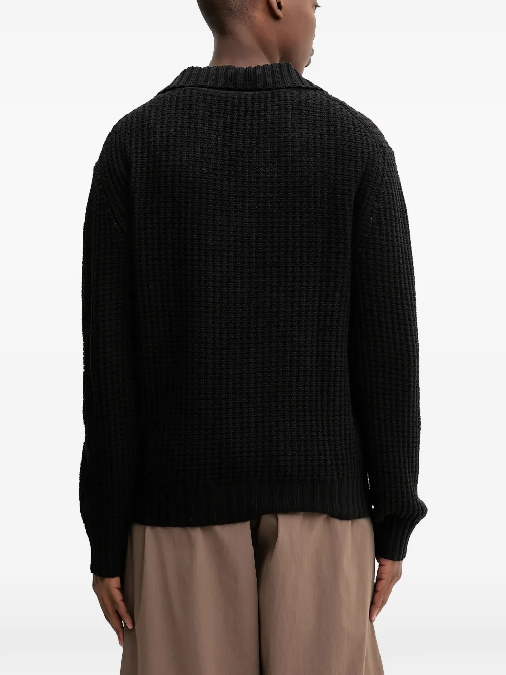 HUGO Trui met V-hals Zwart