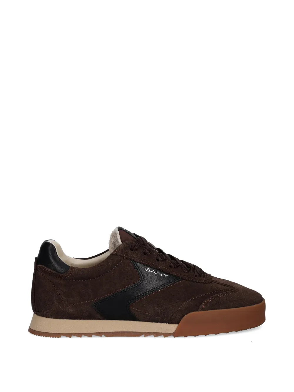 Gant lace-up logo-detail sneakers - Marrone