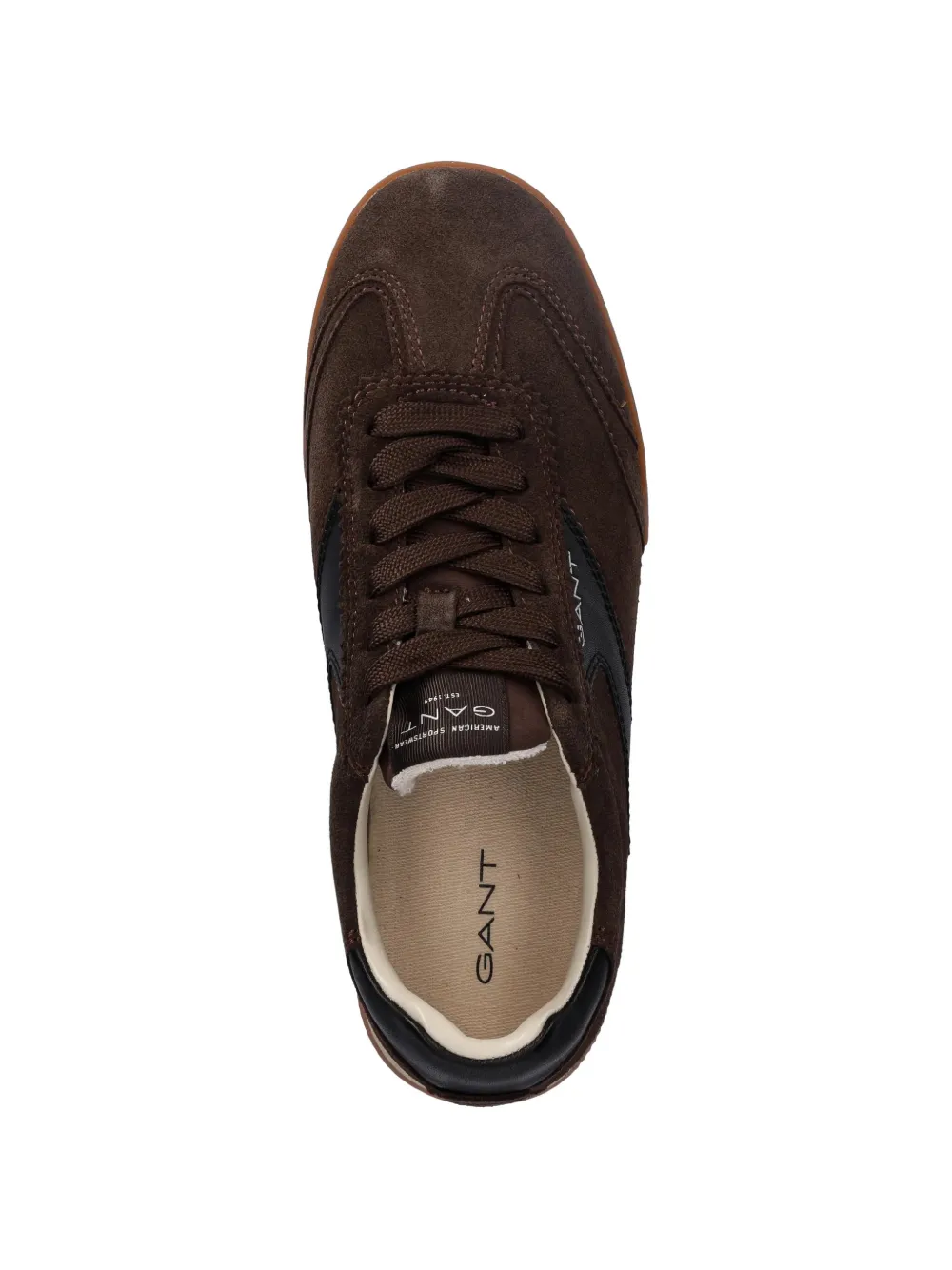 Gant Sneakers met logodetail Bruin