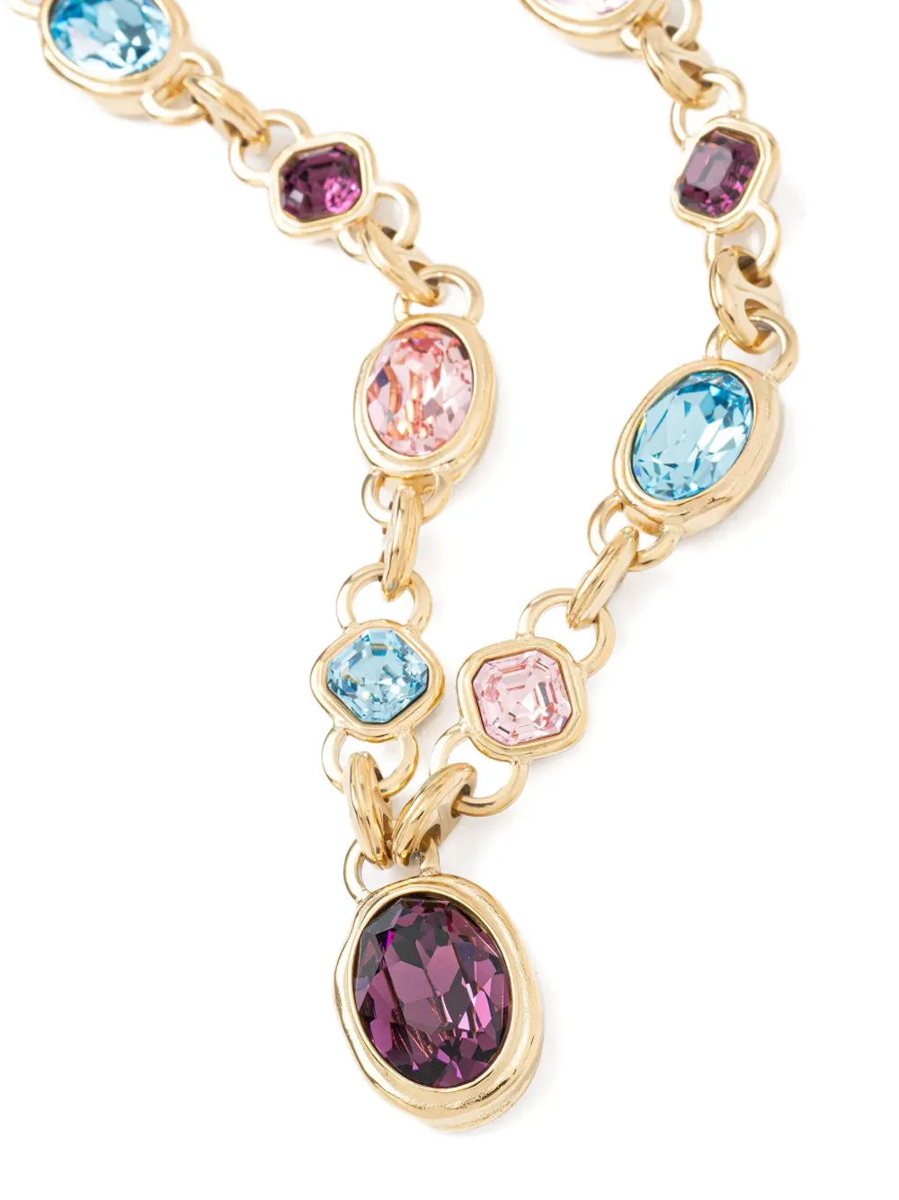 GUESS USA Mamounia halsketting met ovalen hanger - Goud