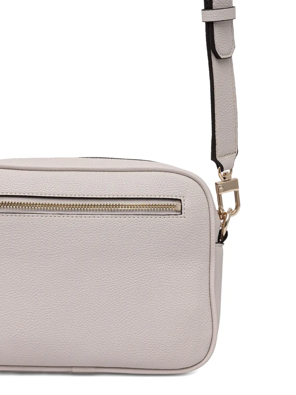 Guess Usa Triangle-logo Cross Body Bag In Neutral