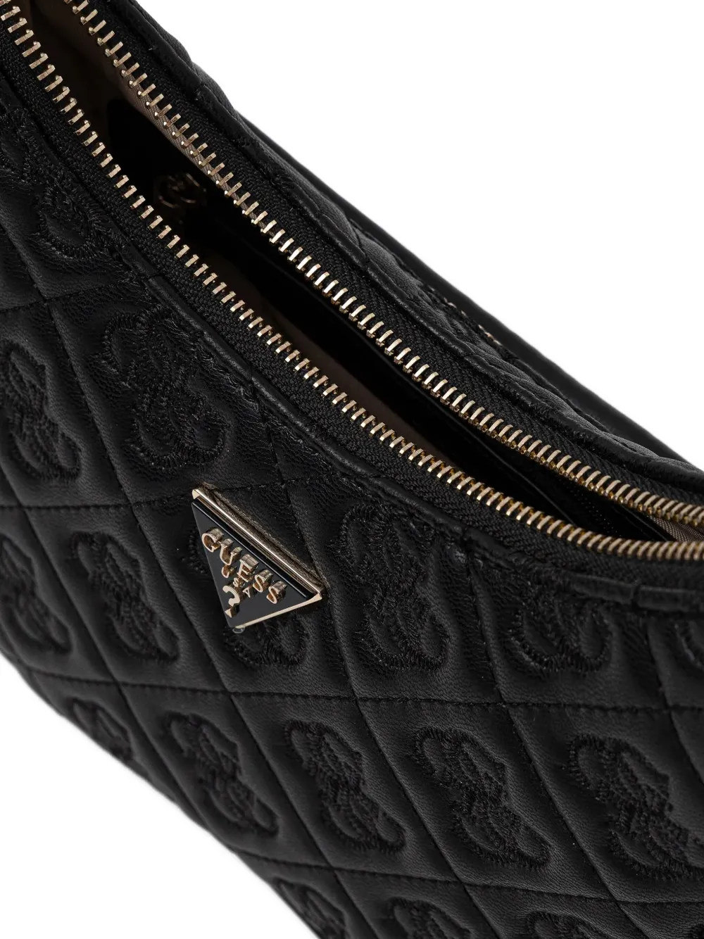 Guess Usa Knot-detail Shoulder Bag In Black
