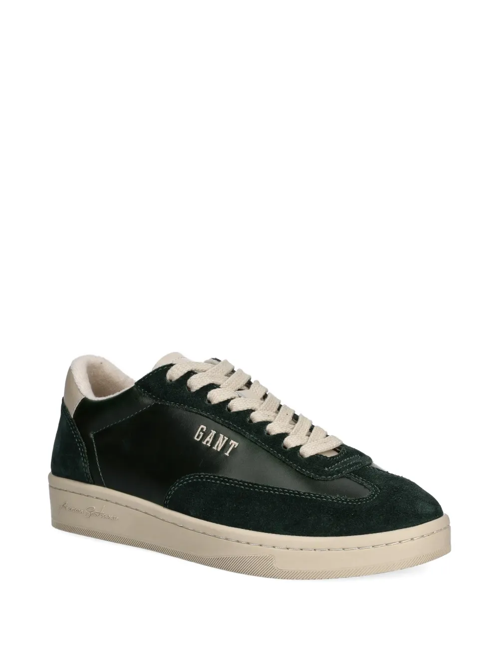 Gant Prepus suède sneakers met vlakken Groen