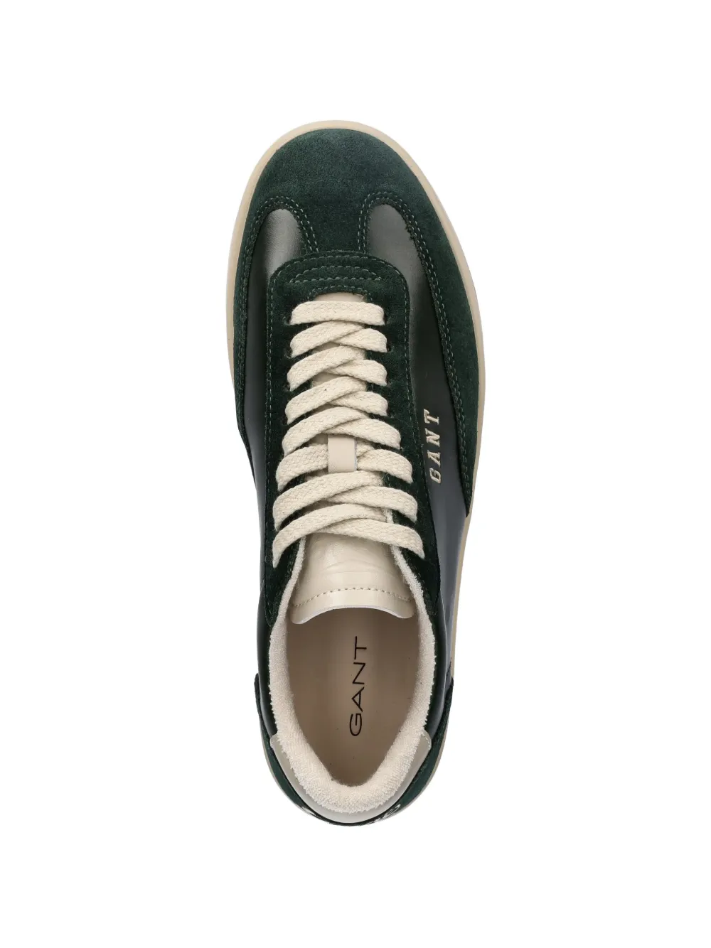 Gant Prepus suède sneakers met vlakken Groen