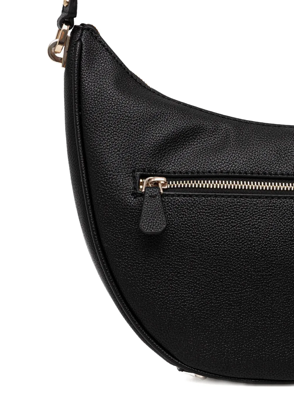Guess Usa Logo-embossed Crossbody Bag In Black