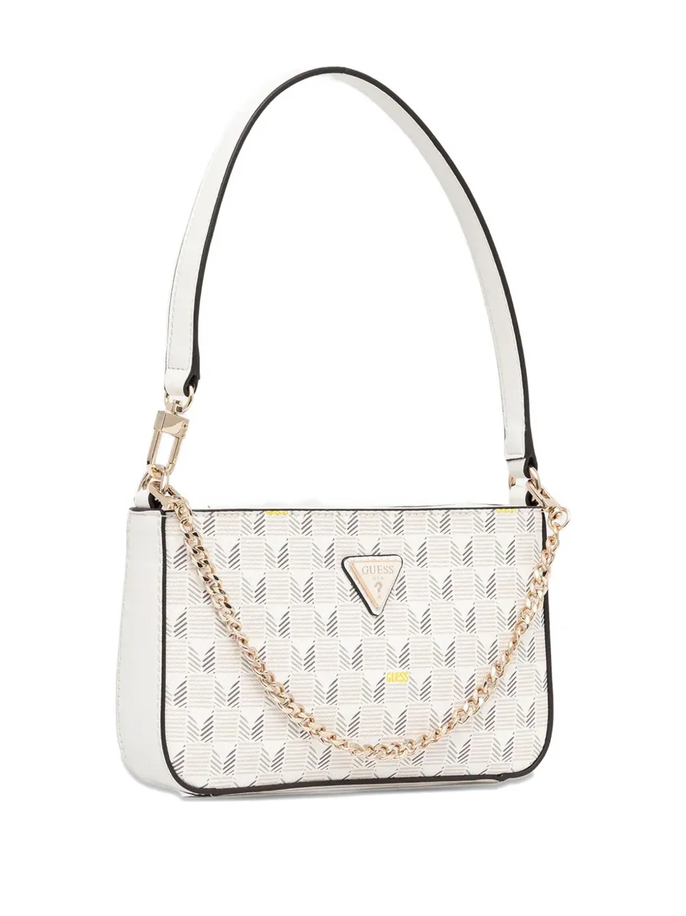 GUESS USA Schoudertas met kettingdetail - Wit