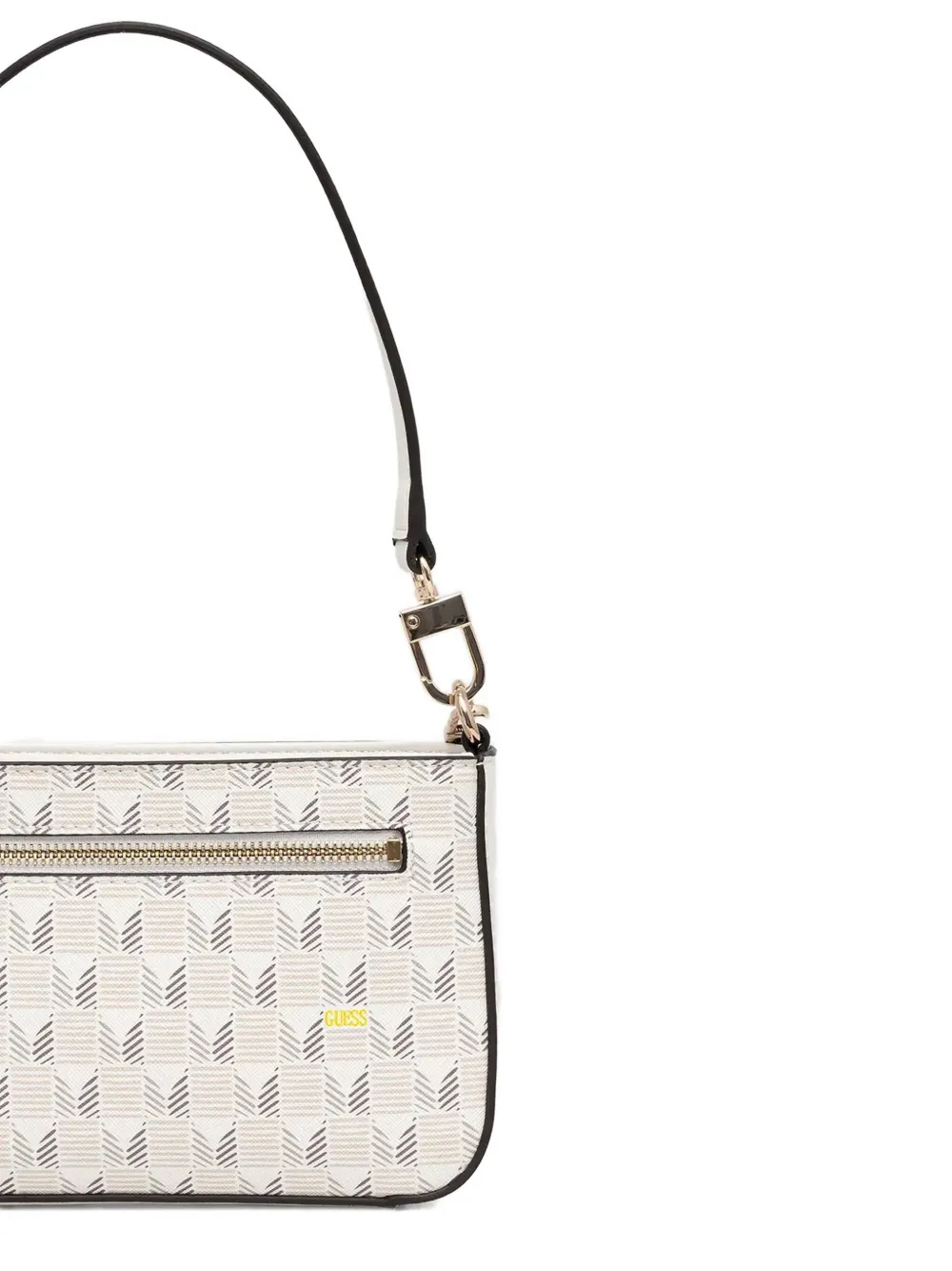 GUESS USA Schoudertas met kettingdetail Wit