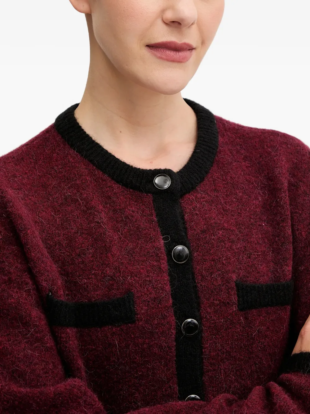 Gzalpha Button Pocket Cardigan