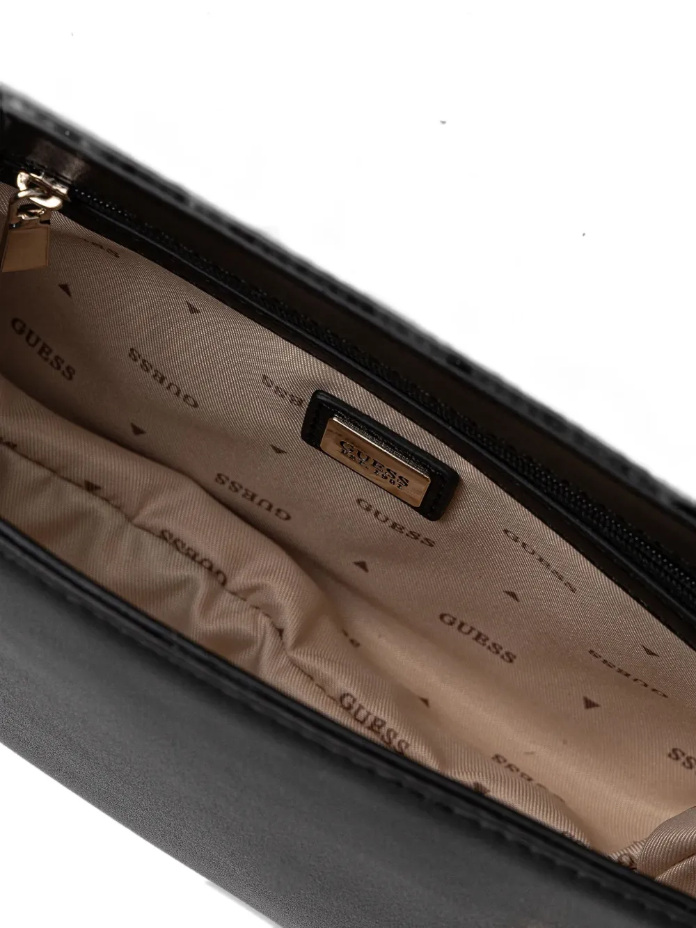 Guess Usa Logo Cross-body Bag In Black