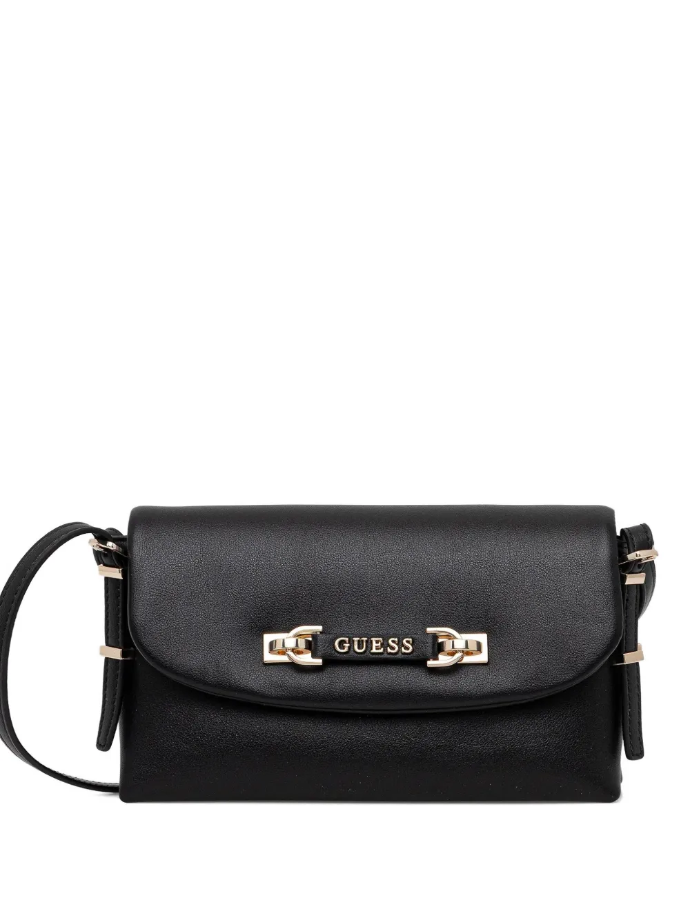 Guess Usa Logo Cross-body Bag In Black