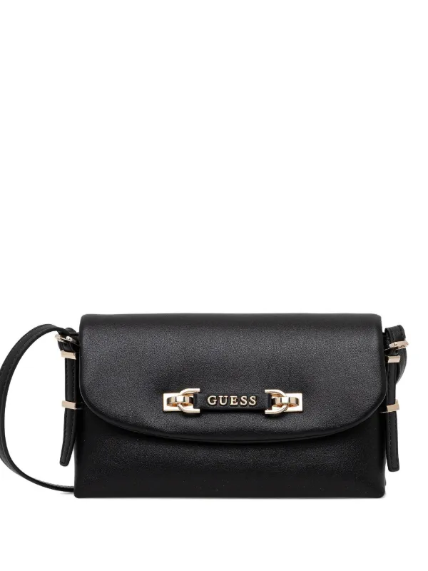GUESS USA ロゴ ショルダーバッグ | ブラック | FARFETCH JP