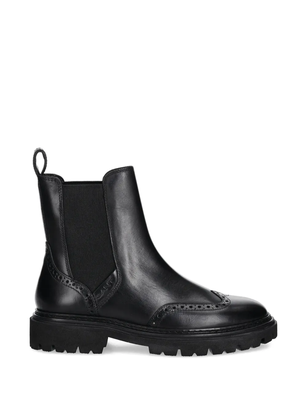 Gant Stivali con dettaglio brogue - Nero
