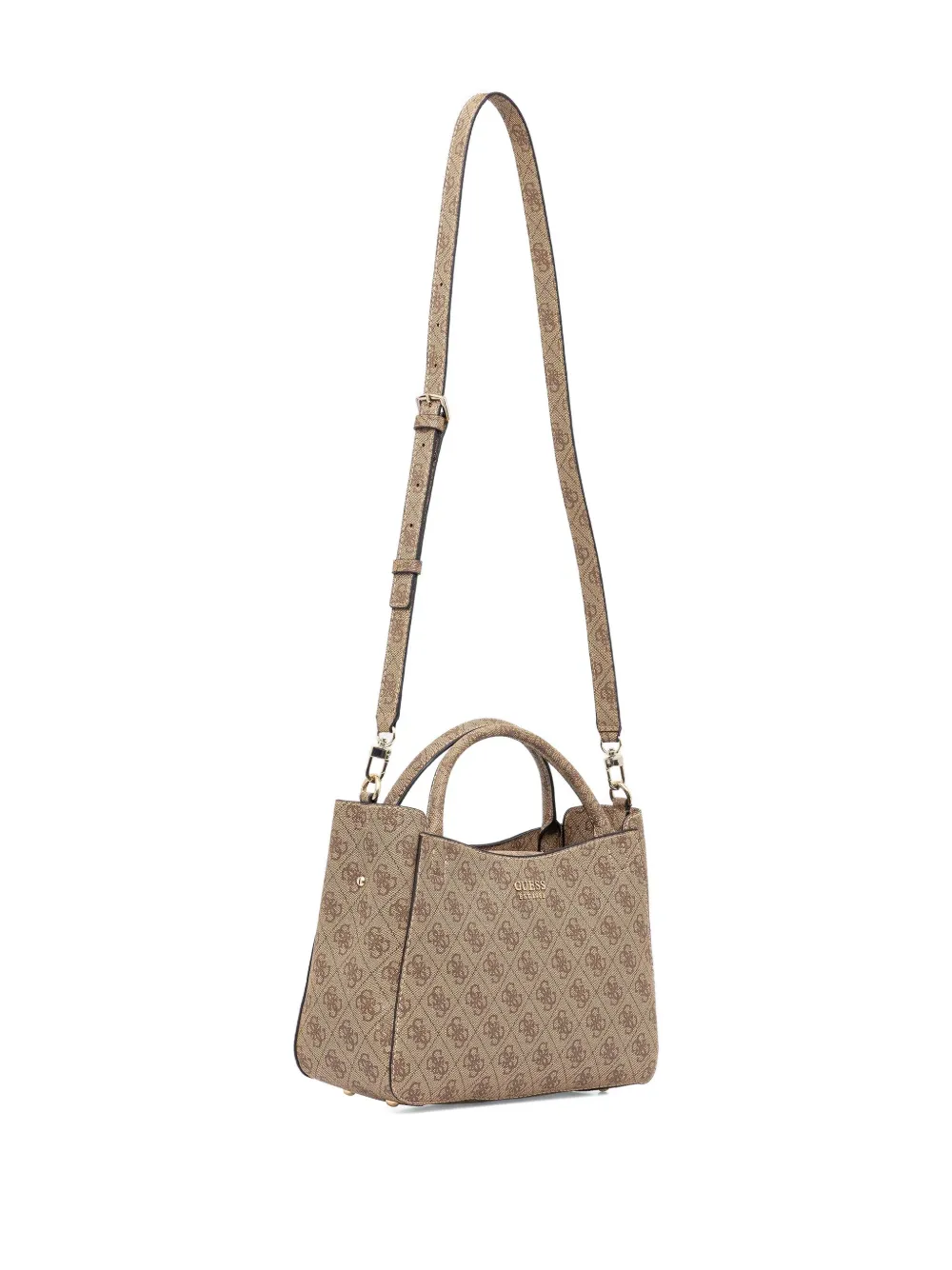 GUESS USA monogram top-handles tote bag - Beige