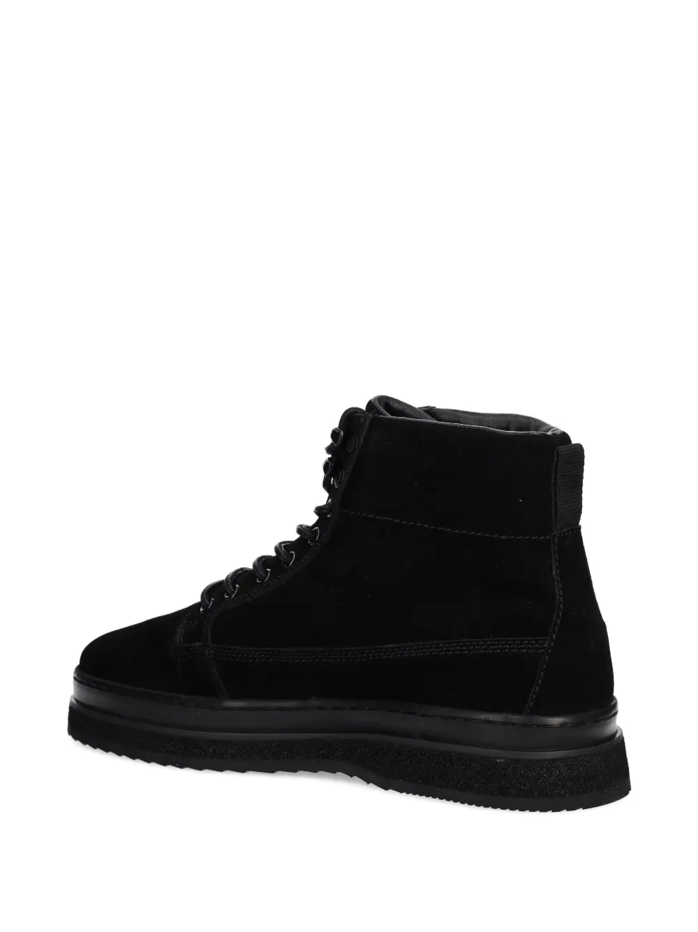 Gant Veterlaarzen met logodetail Zwart