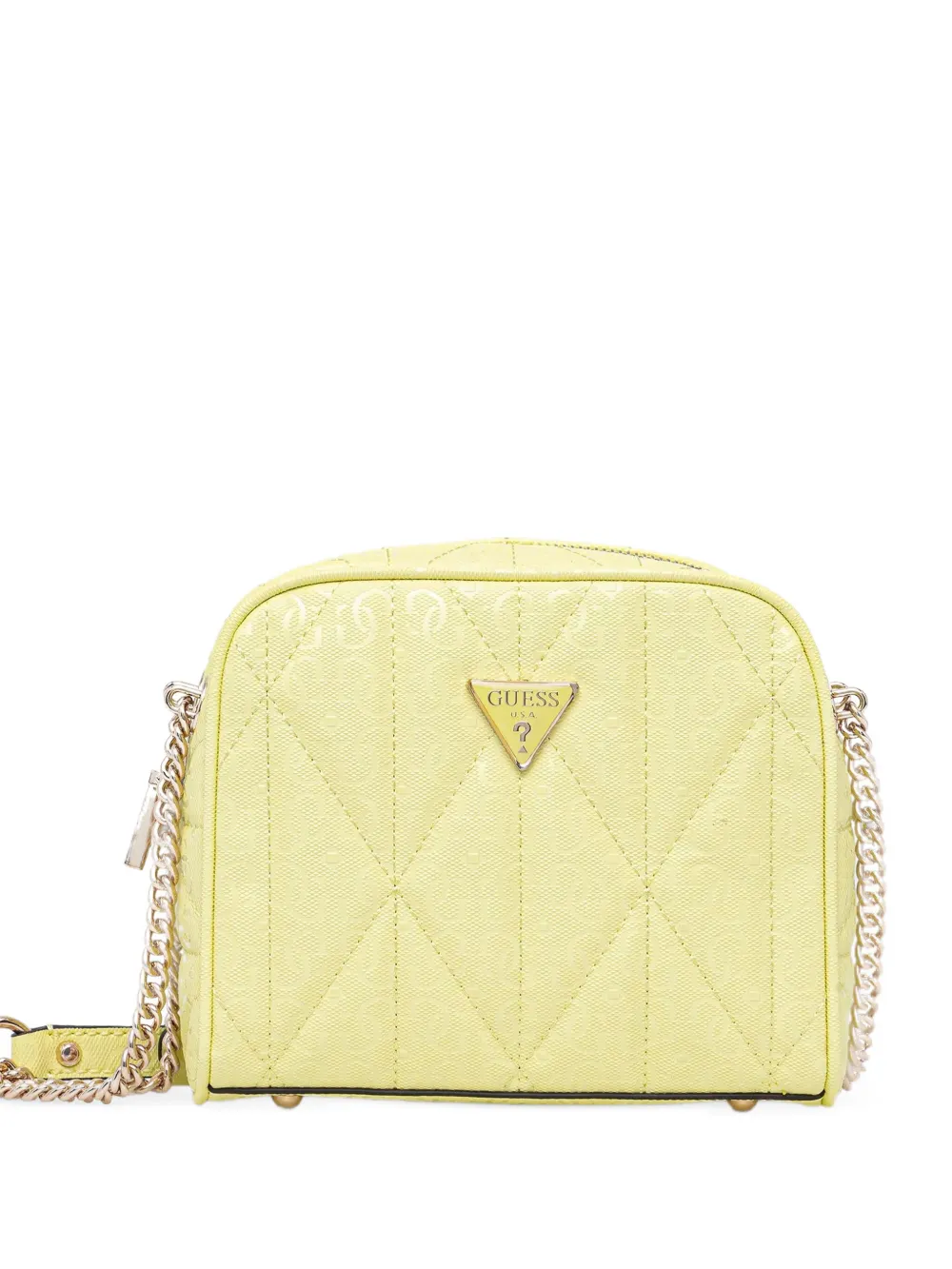 GUESS USA Aldina 4G キルティング ミニバッグ - イエロー