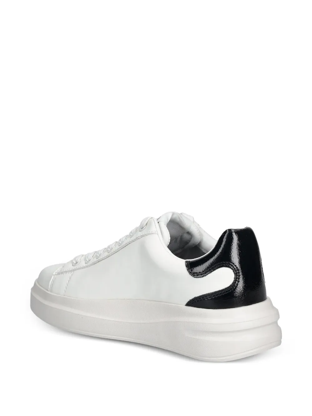 Guess Usa Lace-up Fastening Sneakers In White