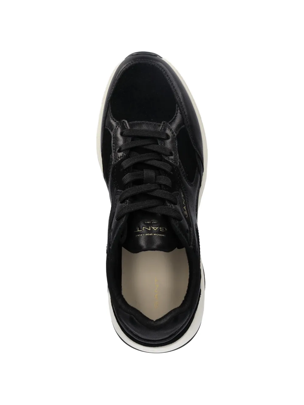 Gant Sneakers met logodetail Zwart