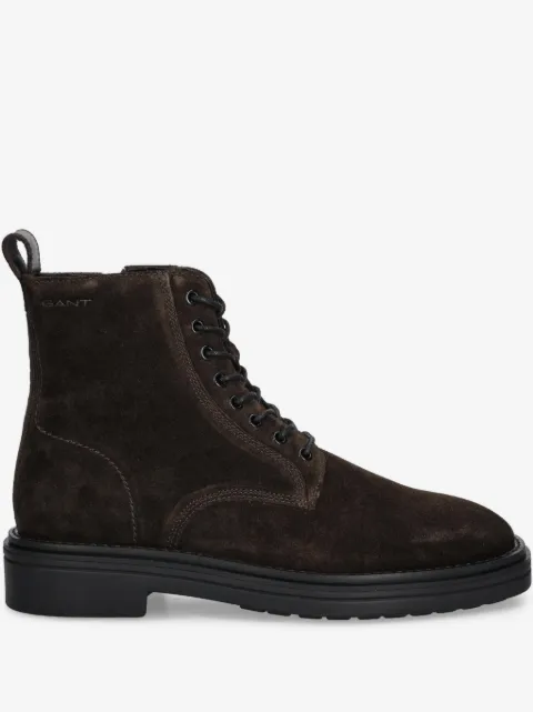 Gant lace-up side-zip boots