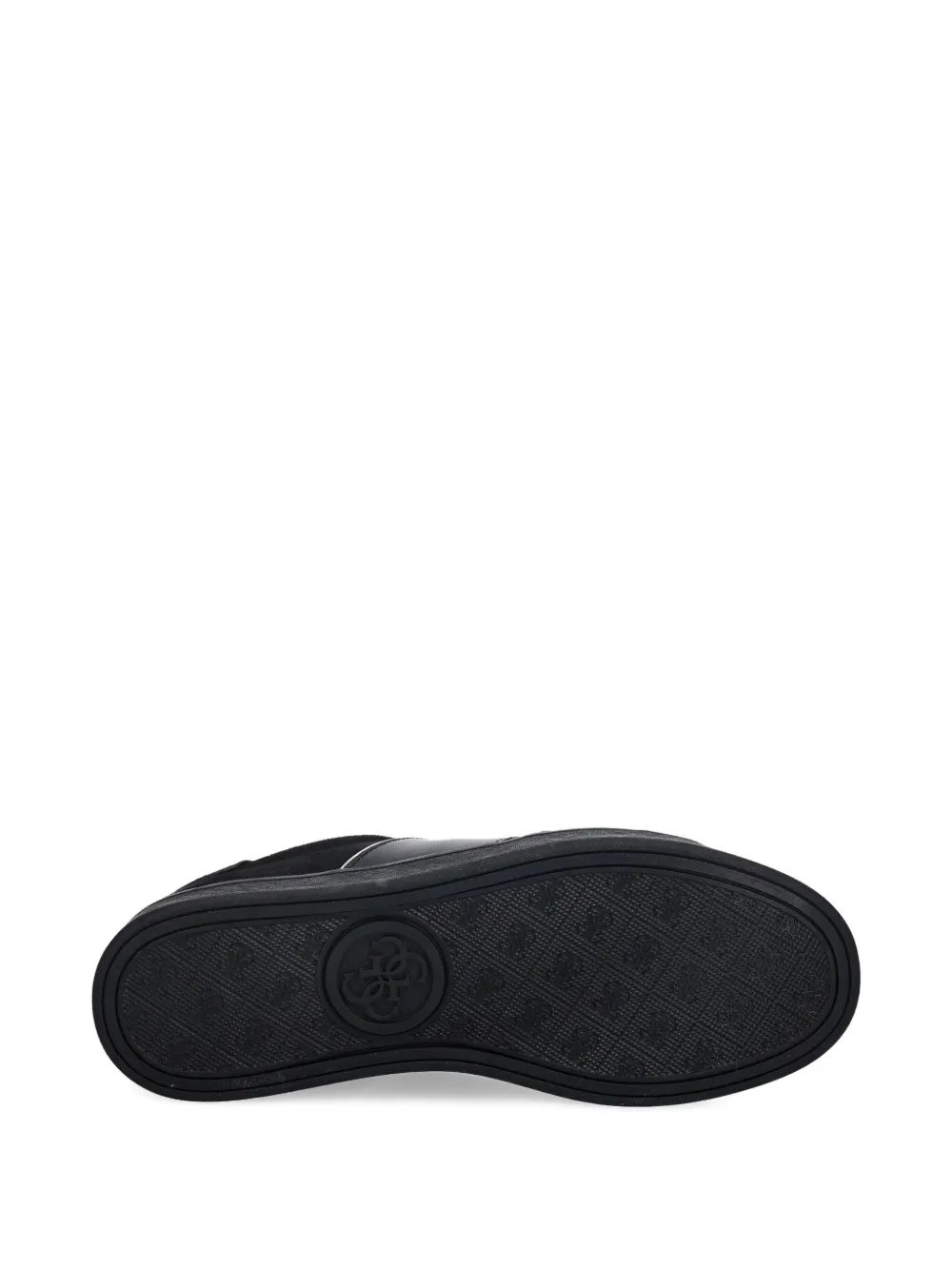 Guess Usa Jrone Perforated Panelled Sneakers In Black