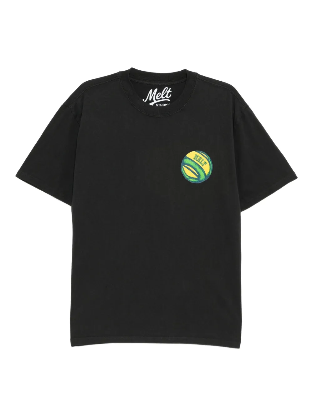 Melt logo-print T-shirt | Grey | Image 1